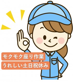 ほぼ座り作業の目視検査／土日祝休み♪